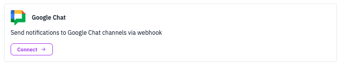Google Chat Notification